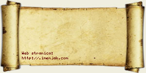 Jana Bojović vizit kartica